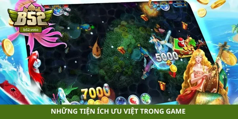 Vua săn cá Những tiện ích ưu việt trong game